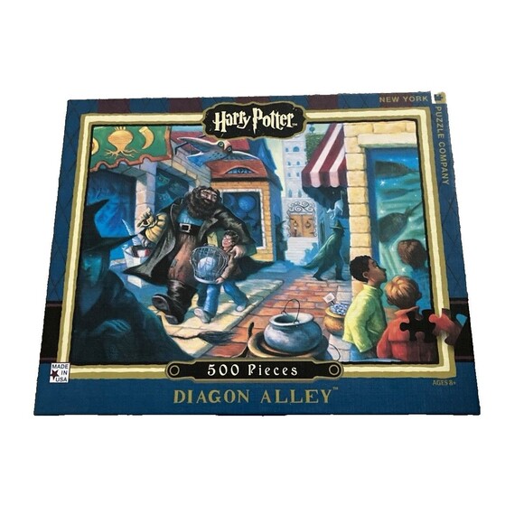 Harry Potter Diagon Alley 500 Piece Jigsaw Puzzle New York Puzzle Company - Picture 1 of 7